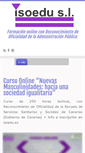 Mobile Screenshot of campusvirtualisoedu.es