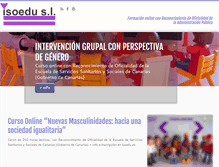 Tablet Screenshot of campusvirtualisoedu.es
